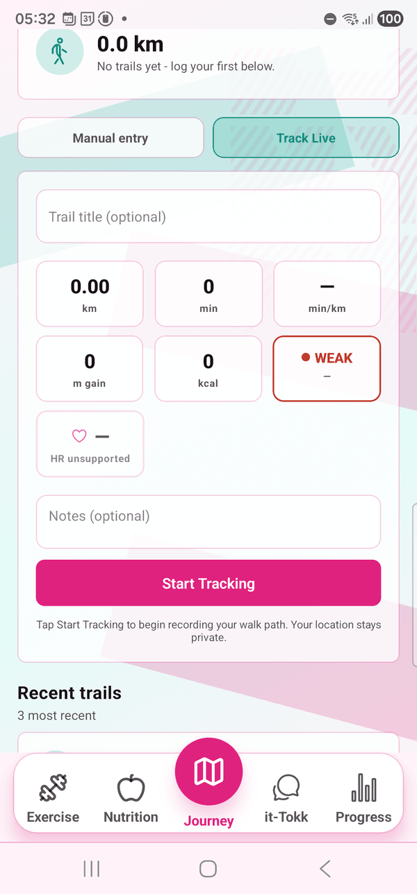 Your trainer knows how you slept on the MyPT app